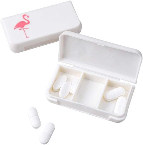 4 Pcs Daily Pill Box Case Waterproof Medicine Organizer Vitamin Holder Mini Pill Medicine Container for Travel Use...