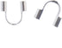 John Bead 24pcs Stainless Steel Wire Guardian 4x4mm 24pcs - Jewelry Findings Kit for DIY Jewelry Making Supplies Findings...