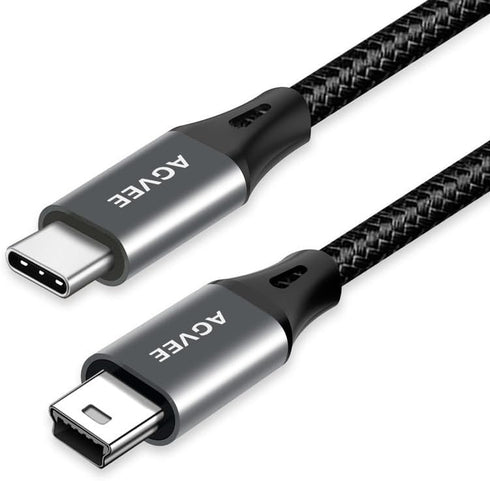 AGVEE 2 Pack 10ft USB-C OTG to Micro USB Cable, Braided Charger Data Sync Cord Charging Wire Adapter for Samsung Galaxy S7 S6, J7, J3, LG, PS4, Ki...