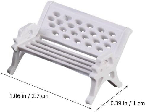 NUOBESTY Household Gadgets Home Decor Home Decor 15Pcs Mini House Bench Model Miniature Bench Doll Furniture Model Decor Decoraciones Para Salas D...