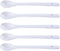 AKOAK 6.7 "Ceramic Egg Spoon (Set of 5), White Long-Handled Ceramic Spoon, Teaspoon for Coffee, Tea, Yogurt, Ice Cream, Sauces and Desserts, Espre...