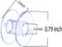 Hekisn Sewing Machine and Embroidery Bobbins, SA156 Bobbins for Brother, Class 15 Transparent Sewing Bobbins (30 Pack)...