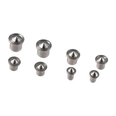 8pcs Round Dowel Points,Dowel and Tenon Center Transfer Plugs Point,Woodworking Alignment Tool Points Marker Drill Center for Woodworking Tool Woo...