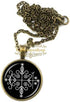 papa legba Voodoo Pendant Ritual Altar Pendant Occult Medallion DIY Jewelry Glass Dome Necklace...