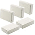 Zulkit 5Pcs Project Boxes ABS Plastic Electrical Project Power Case Small Junction Box White 3.15 x 1.97 x 0.83 inch (80 x 50 x 21 mm)...