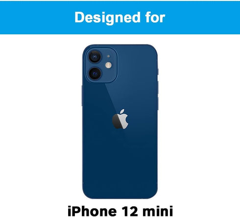 GLASS-M Anti-Blue Light Screen Protector for iPhone 12 Mini, Eye Protection 9H Tempered Glass Film, Full Coverage Blue Light Blocking Screen Cover...