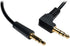 TRIPP LITE P312-006-RA 6-Feet 3.5mm Mini Stereo Audio Cable with One Right Angle Plug M/M Black...