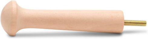 Woodpeckers Screw on Wooden Shaker Pegs 3-1/2-inch w/ 1/2-inch Tenon, Pack of 10 Wooden Wall Hooks, Wood Hooks for Hanging Shaker Peg Rail and DIY...