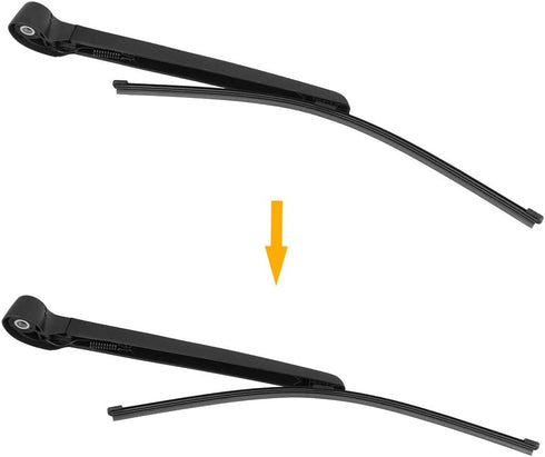 Unifizz 8K9 955 407 1P9 Rear Windshield Wiper Blade Arm Set for Audi A4 Allroad Quattro B8 Series 2009-2019 Black 16 Inch 405mm...