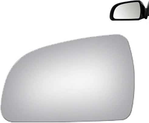 Mirror Glass fit for 2006 2007 2008 2009 2010 HYUNDAI SONATA Driver Side Only Left Flat Replacement Glass...