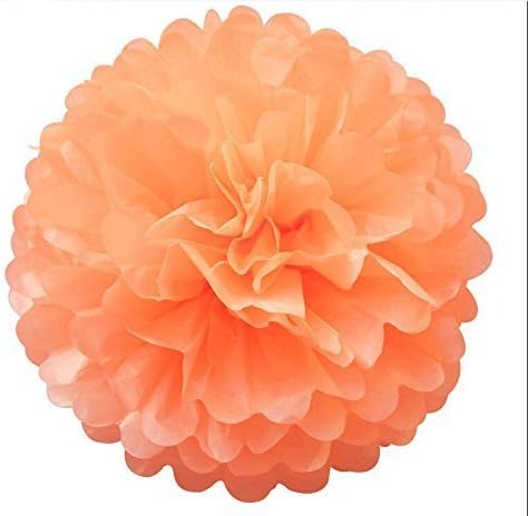 12Pcs Pom Poms of 10" 12" 14" Tissue Paper Craft Pom Poms Kit Tissue Paper Flowers Wedding Decorations for Wedding, Birthday, Baby Shower, Nursery...