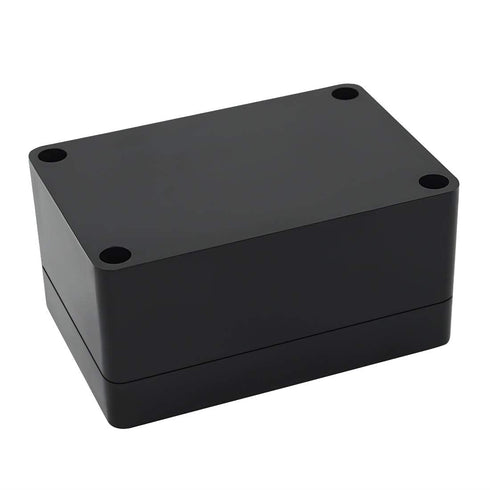 LeMotech Junction Box IP65 Waterproof Project Box Dustproof ABS Plastic Electrical Boxes Universal Enclosure for Electronic Black 3.93x 2.68x 1.97...