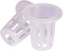 100 Pack 1 Inch Net Pots,Garden Slotted Mesh Net Cups Basket Hydroponic Pots Plant Nursery Pots for Hydroponics...