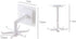 365Home Hanging Utensil Holder Hooks Kitchen Utensil Hanger Wall Mount 360 Degrees Rotating Folding Hook Self Adhesive Hook Utensil Rack with 6 Ho...