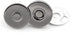 CRAFTMEMORE Thin Magnetic Snap Buttons Quality Strong Clasp for Purse Sewing Handbags Closures 6 Pack MNS (10mm, Gunmetal)...