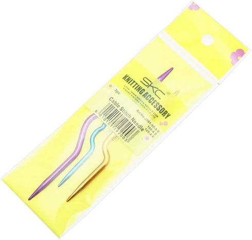 Zuoyou 6 Pieces Colorful Aluminum Knitting Cable Needles Stitch Holders DIY Sewing Tools......