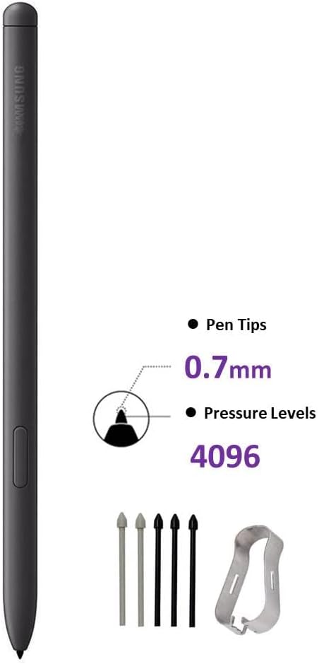 2PCS Galaxy Tab S6 Lite S Pen Replacement for Samsung Galaxy Tab S6 Lite EJ-PP610BJEGUJ Stylus Touch S Pen (2PCS Pen-Gray)...