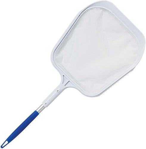 Poolmaster 21156 Small Pool, Spa, Hot Tub and Pond Leaf Skimmer with 2-Piece Adjustable Pole, White...