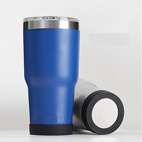 4 PCS Eco-Friendly Non-Slip Silicone Coaster for 20 oz, 30 oz Tumbler (Brown 70mm)...