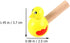 Kisangel 4pcs Bird Whistle Noisemaker Toy Baby Educational Toys Animal Wooden Whistle Children Toy Whistle Toy for Kids Whistle Plaything Animal W...
