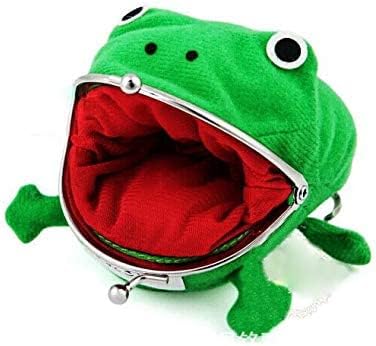 Cosplay Anime Frog Coin Purse Cute Pouch Wallet Small Money Bag Plush Toy for Funny 3225...