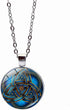 RTY Celtic Knot Jewelry Set Irish Ethnic Style Celtic Knot Pendant Necklace Mysterious Blue Earrings Bracelets Gift...