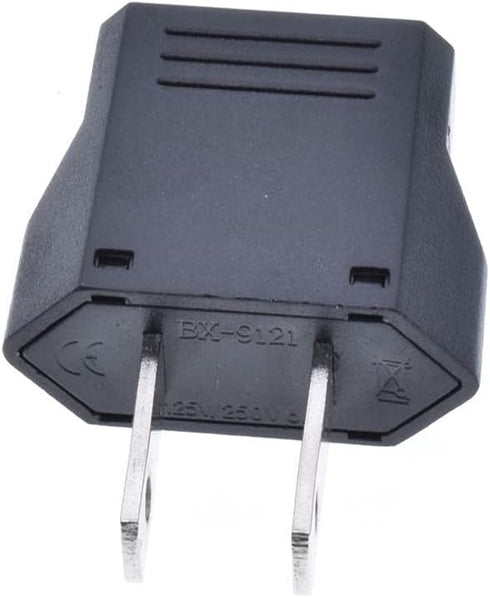 US Plug Adapter, EU AU CN to US America Travel Plug Adapter AC Outlet Power Converter(2 Pack)...