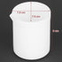 Beaker, PTFE Teflon Beaker Acid and Alkali Resistant PTFE Beakers High Lubrication White Measuring Cup for Lab(250ml)...