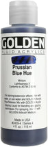 Golden Fluid Acrylic, 4 ounce bottle, Prussian Blue Hue...