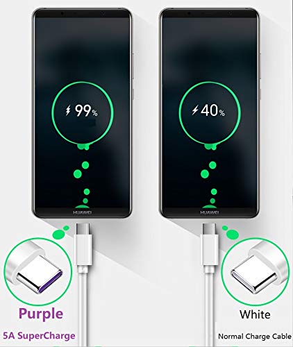 Super Charging Cable Replacement for Huawei P30 Pro 5A Supercharge USB Type C Cable, 3.3FT Super Fast Charge Type-C Cable for Huawei P20 Pro, Mate...