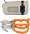 StatGear SuperVizor XT Auto Emergency Rescue Escape Tool - Seatbelt Cutter & Window Glass Breaker Hammer Survival - Mounts Right to Your Sun-Visor...