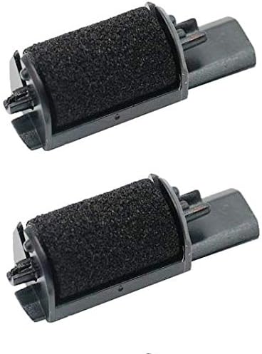 FJA Products Compatible 2 pack for Casio HR-8TE Plus and HR-8TM Plus Calculator Ink Roller, Black...