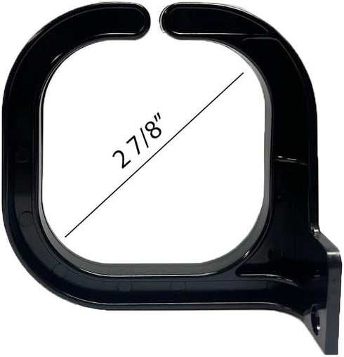 Quest Manufacturing Vertical D-Ring Cable Manager, 34 Cables, 1 Unit, Black (VD-00-034)...