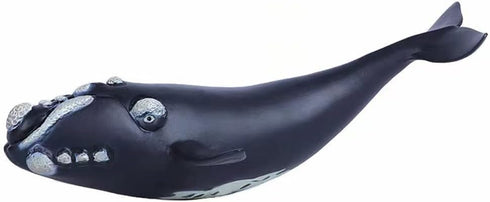 Gemini&Genius Right Whale Action Figure, Shark Animal Ocean Blackfish Toys, Soft Rubber Ocean Whale Shark, Great for Kids Bath Toys, Swimming Toys...