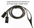Call Center Headset QD Cable Y Splitter Adapter Trainer Cable for Training Center Compatible with Plantronics QD headsets Splitter Cable Connector...
