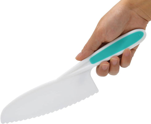 6 Pieces Kids Knife Set, Kids Safe Cooking Knives, Nylon Kids Kitchen Knife ? Crinkle Cutter, Serrated Edges Plastic Toddler Knife Kids Knives ? Y...