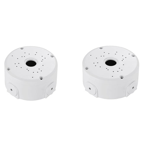 Universal Bullet Security Camera Junction Box Mount Bracket Plastic Rainproof Junction Box Mount Bracket for IP Camera Electric Enclosure, Indoor/...