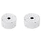Universal Bullet Security Camera Junction Box Mount Bracket Plastic Rainproof Junction Box Mount Bracket for IP Camera Electric Enclosure, Indoor/...