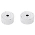 Universal Bullet Security Camera Junction Box Mount Bracket Plastic Rainproof Junction Box Mount Bracket for IP Camera Electric Enclosure, Indoor/...
