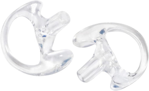 HYS Clear Soft Earmold Replacement Ear Pieces Flexible Open Ear Insert Earbuds for Transparent Air Acoustic Security Radio Surveillance earpiece H...