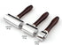 Leather Roller Platen Tool Leather Press Edge Roller Creaser Smoother Leather Glue Laminating Roller Iron Roll Wooden Handle for Craft DIY (26mm)...