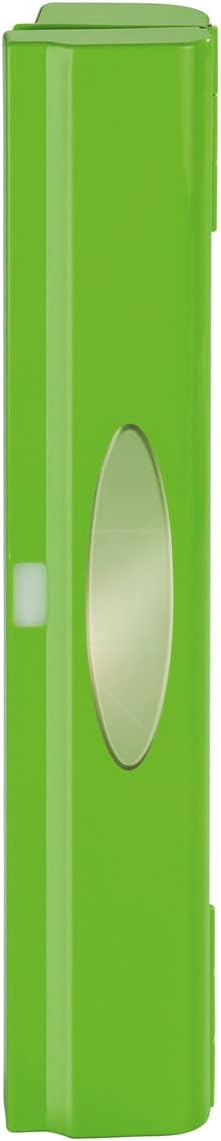 WENKO Plastic Wrap Dispenser with Cutter, Saran Film Holder, Refillable Aluminum Foil Wrap Dispenser with Slide Cutter for Kitchen Organization, 1...
