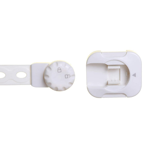 Dreambaby Twist 'N Lock Multipurpose Latch - Child Safety Locks - White - 6 Pack - Model L1435...