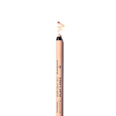 essence | Stay & Play Gel Eyeliner | Super Soft Gel-like Texture | Waterproof & Longlasting | Vegan & Cruelty Free (03 Silky Nude)...