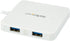 StarTech.com USB C Hub – Powered – White – 3 Port USB-C to USB-A (3X) and GbE RJ45 (1x) – USB to Ethernet – USB Port Expander (HB30C3APDW)...