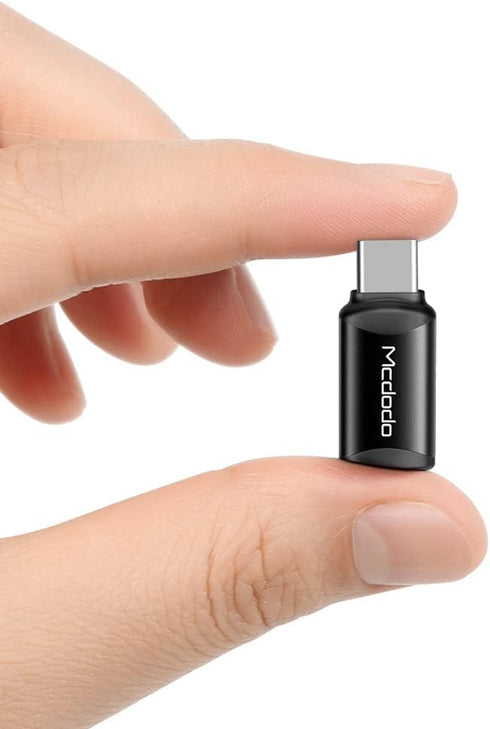 mcdodo USB-C Adapter Lightning Female to USB Type C Male Connector,i OS Lightning Cable Becomes Type-C Cable Compatible iPhone 15 Series,iPad,Gala...