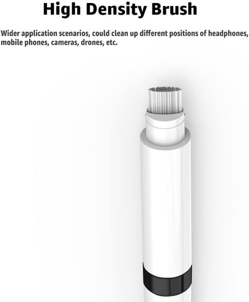ECP4in1 for Airpod Cleaner Kit Equipped with a Flocked Sponge a Metal Pen Tip 2 High-Density Brush Easy Clean Hard-to-Touch Place Earbud Cleaning ...