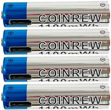 AAA Lithium-Ion Rechargeable Batteries - 616mAh, 1100mWh, USB-C, 4-Pack with Multi-Port Charging Cable - Durable & Eco-Friendly for Everyday Devic...