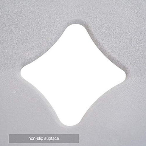 Patented Non Slip Bathtub Mat Shower Mat Bath Mat Tub Mats with Strong Suction Cups Soft Natural Rubber Bath Mat for Inside The tub (Circle-Grey, ...