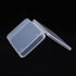 4 Pcs Mini Clear Storage Containers Rectangle Plastic Box Empty Hinged Boxes Small Bead Storage Case for Jewelry...